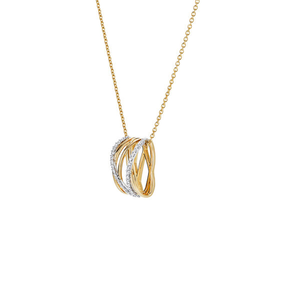 Pendentif en diamants et or jaune