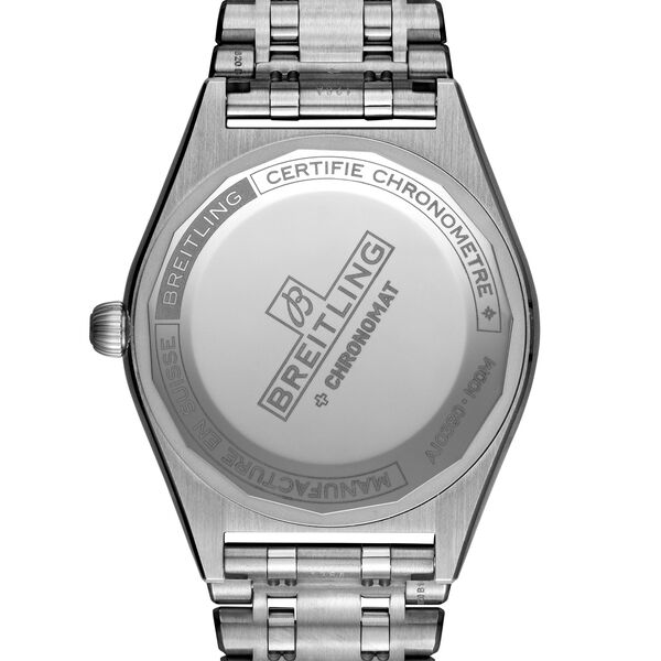 Chronomat automatique 36 acier - blanc