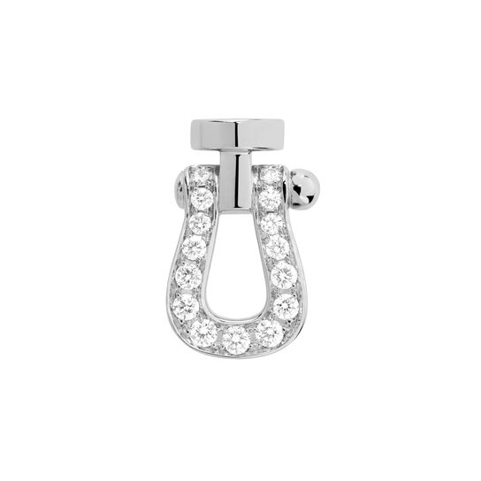 White Gold and Diamond Pavé Stud Earring image number 0
