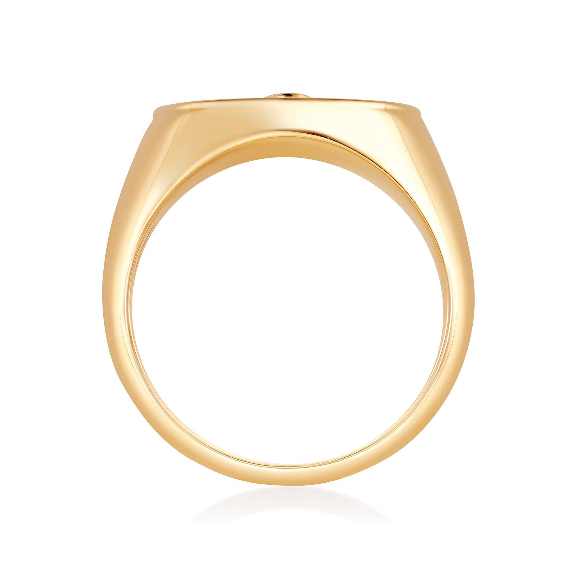 Round signet ring store