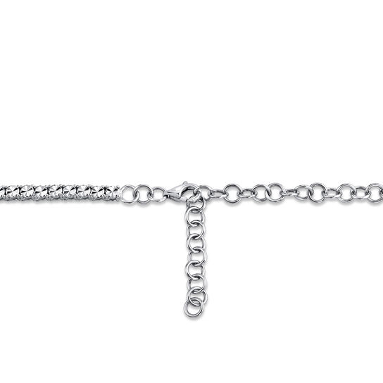 Shy Creation Stella White Gold and Diamond Tennis Necklace SC55009469C Clasp image number 2