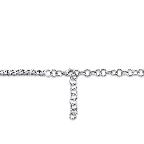 Collier Tennis Stella en or blanc avec diamants