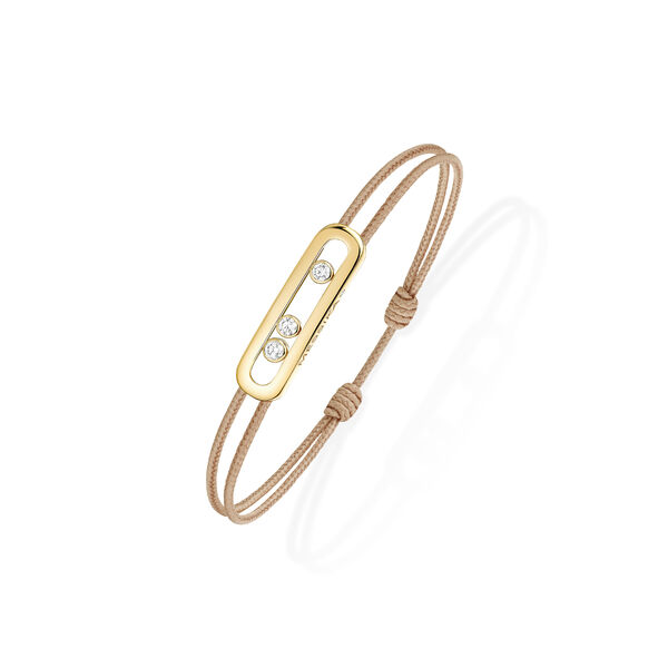 Care(s) Yellow Gold and Diamond Cord Bracelet