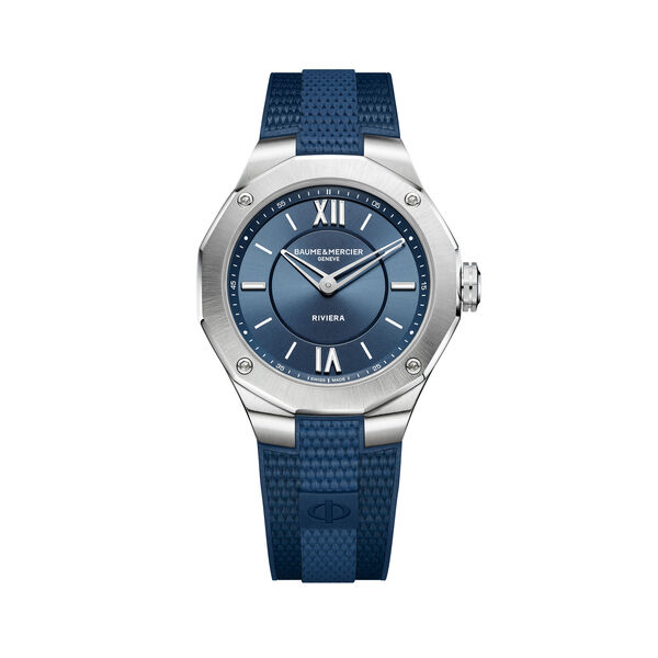 Riviera 36 mm quartz en acier inoxydable