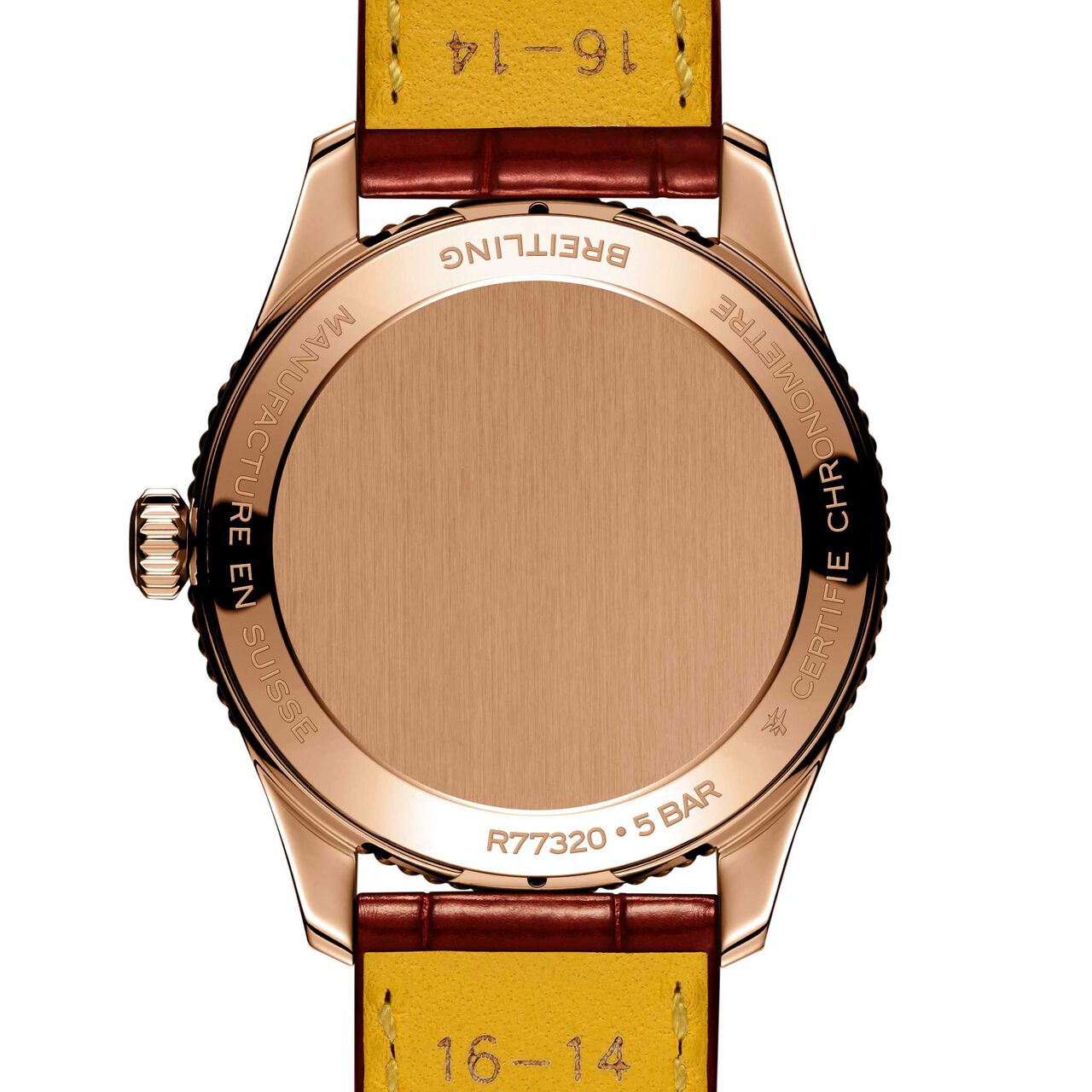 Breitling Navitimer Quartz 32 mm Red Gold and Diamond R77320E61A1P1 Back image number 2