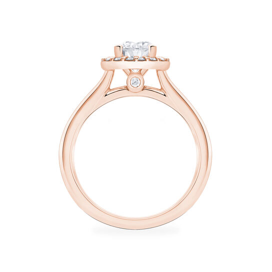 Birks-1879-Rose-Gold-Halo-Engagement-Ring image number 3