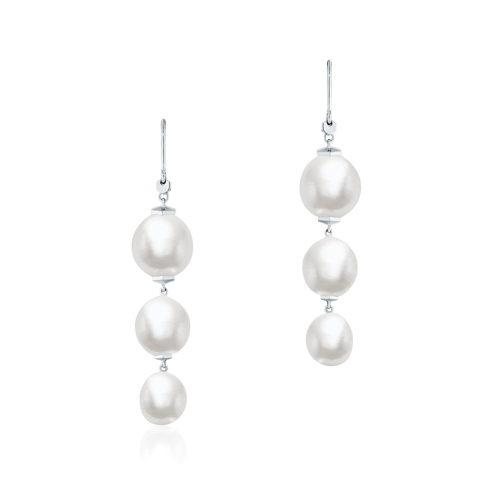 Baroque freshwater pearl earrings store