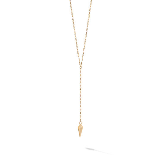 Birks Rock & Pearl Lariat Necklace, Yellow Gold image number 0