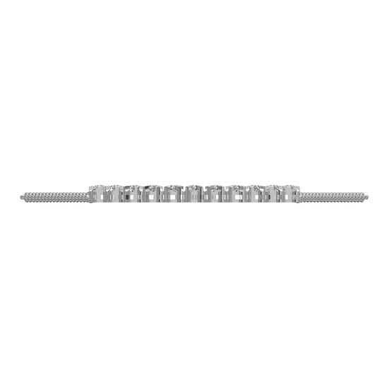 White Gold and Diamond Necklace image number 2
