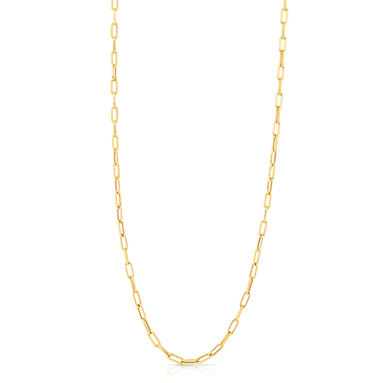 Roberto Coin Yellow Gold Chain Necklace 5310168AY image number 1