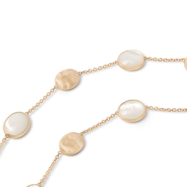 Siviglia Yellow Gold and Mother-of-Pearl Necklace