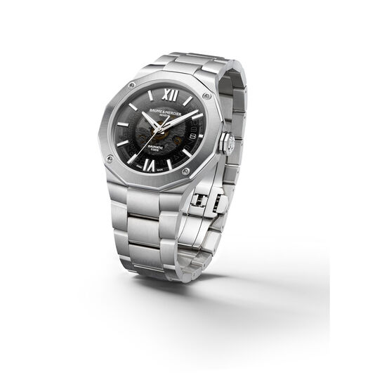 Baume & Mercier M0A10702 Riviera Automatic 42 mm Stainless Steel Side image number 3