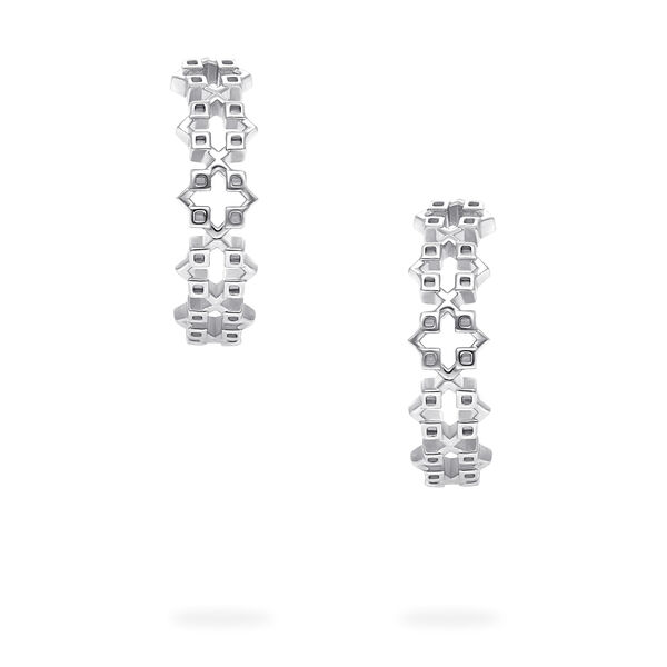 Sterling Silver Muse 18 mm Hoop Earrings