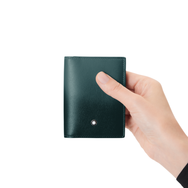 Porte-cartes Sartorial 4 cartes vert