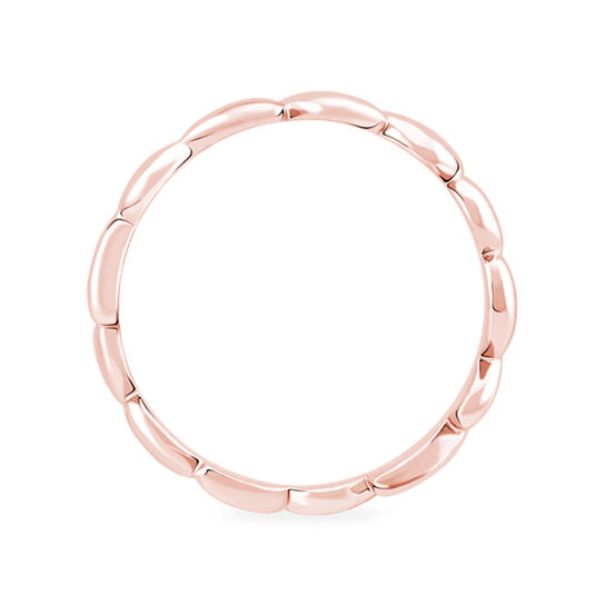 Birks Iconic Stackable Rose Gold Pebble Ring image number 2