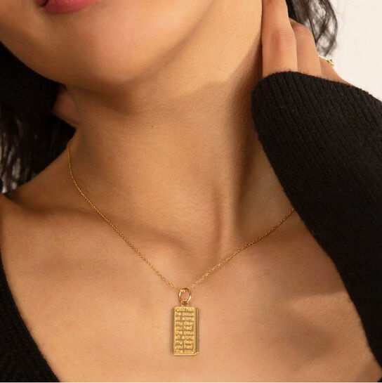 Monica Rich Kosann Yellow Gold Pendant CH-41340-Gold Model image number 1