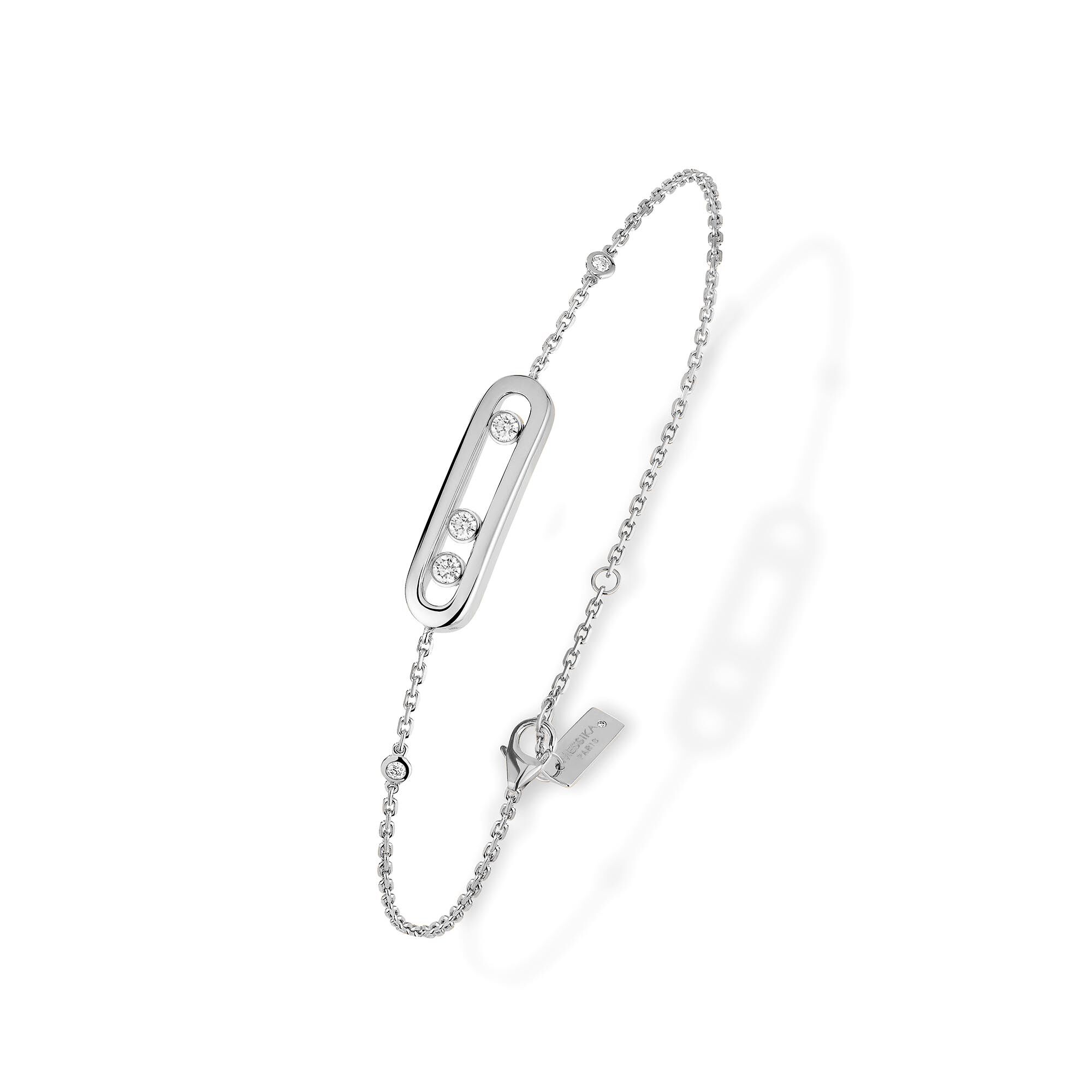 Baby Move White Gold and Diamond Bracelet