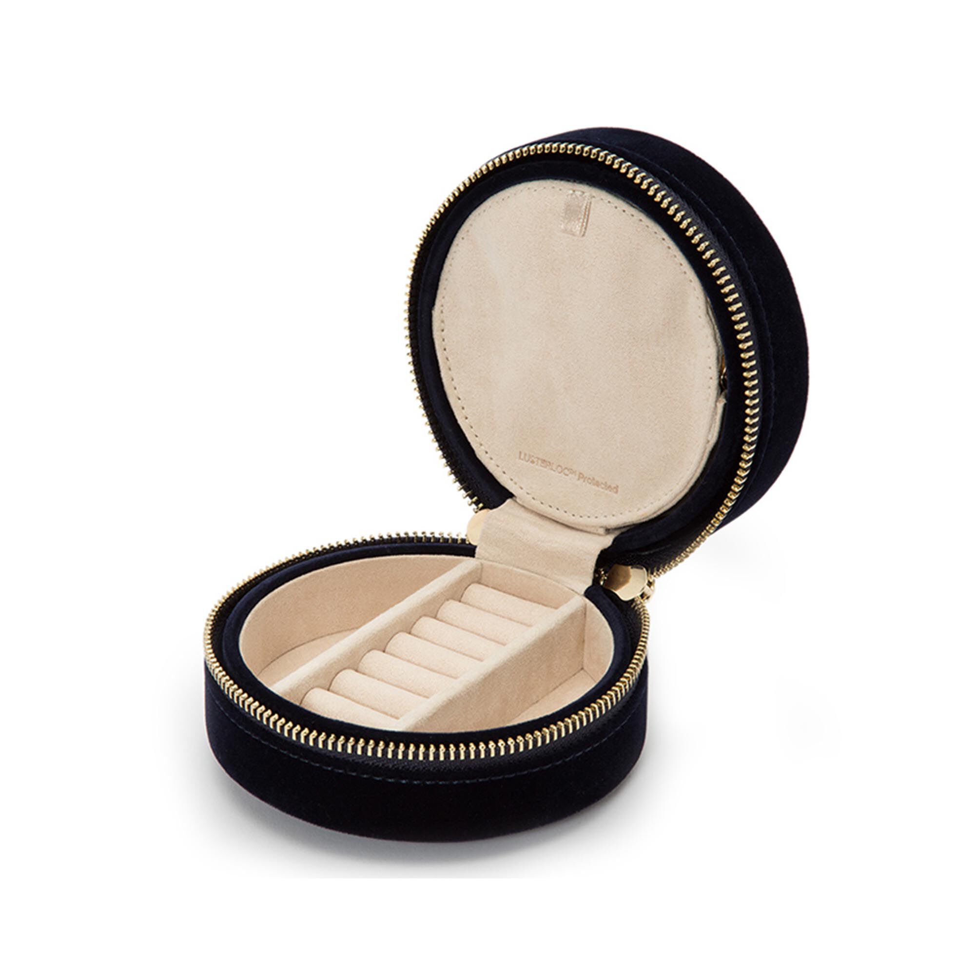 Zoe Indigo Round Travel Zip Case | WOLF | 393216