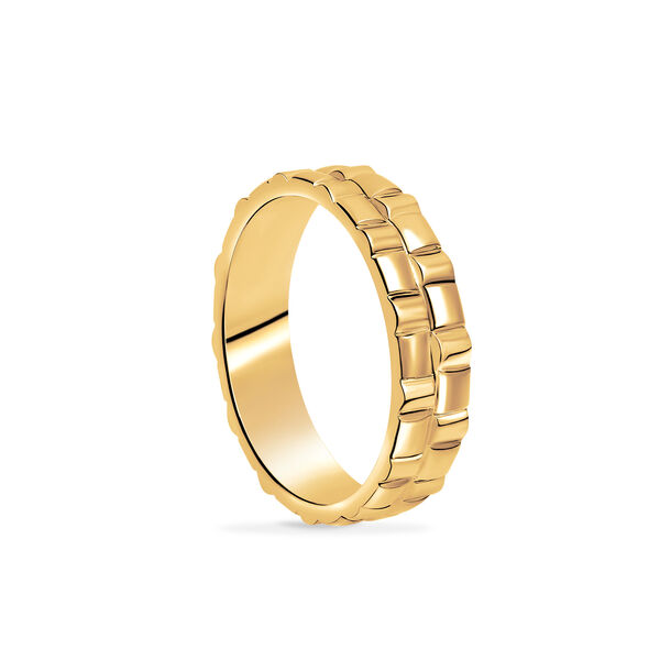 Yellow Gold Men's Woven Ring