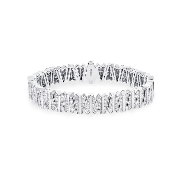Bracelet en diamants et or blanc