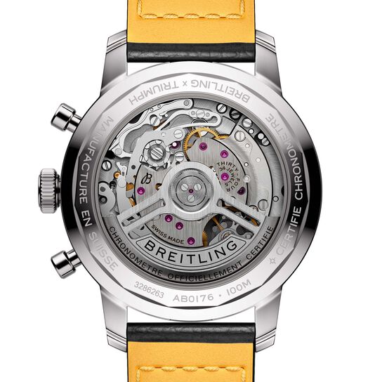 Breitling AB01764A1C1X1 Top Time B01 Triumph Automatic Chronograph 41 mm Stainless Steel Back image number 1