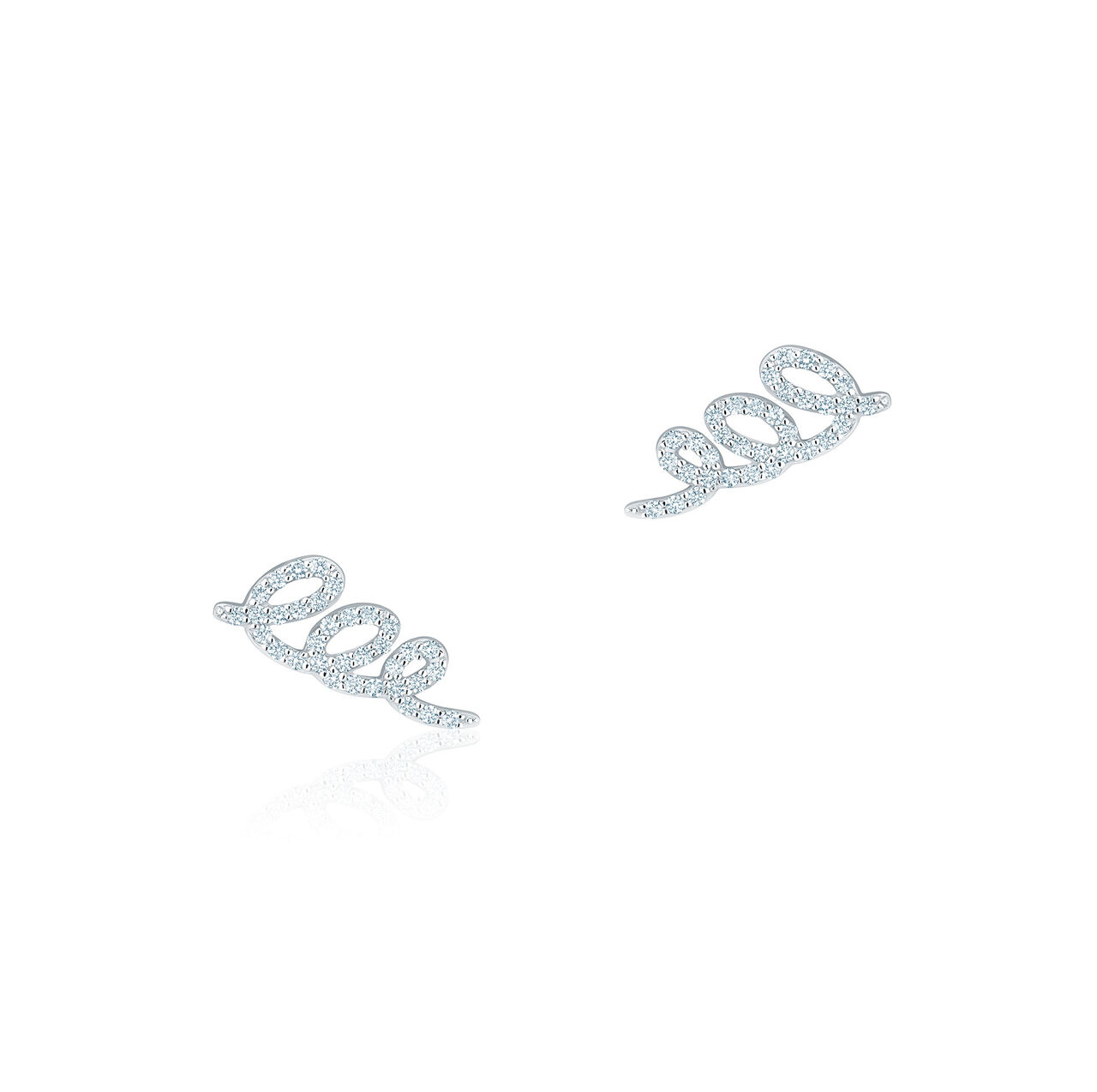Birks Essentials Diamond Swirl Earrings image number 0