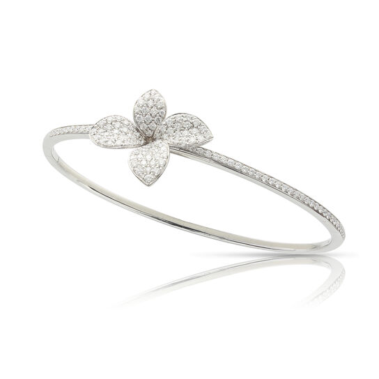 Pasquale Bruni Petit Garden White Gold and Diamond Pavé Bangle image number 0