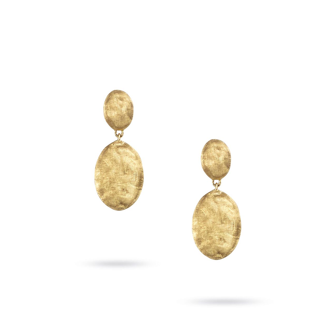 maison birks marco bicego siviglia collection yellow gold double drop earrings ob1289yli image number 0