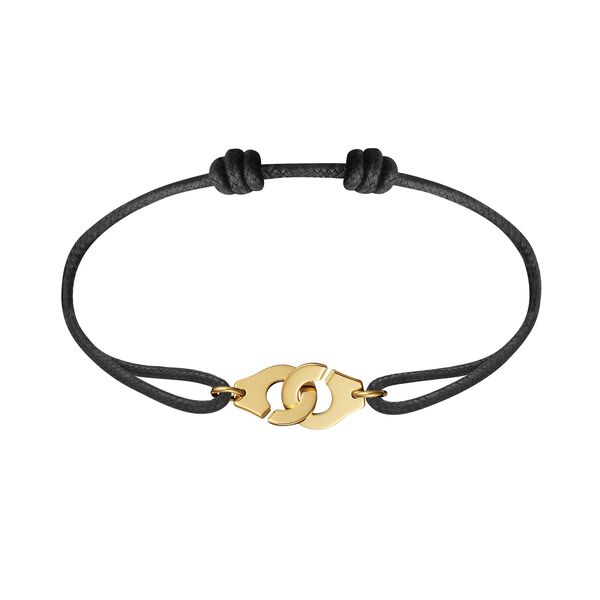 Menottes R10 Yellow Gold Cord Bracelet