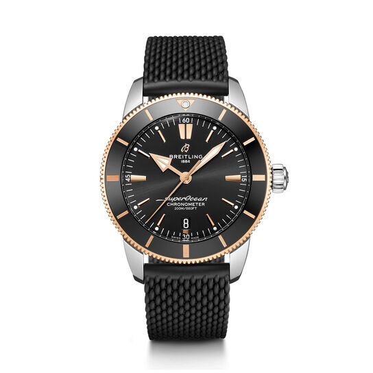 breitling superocean heritage b20 automatic 44 steel 18k gold rubber strap ub2030121b1s1 image number 0