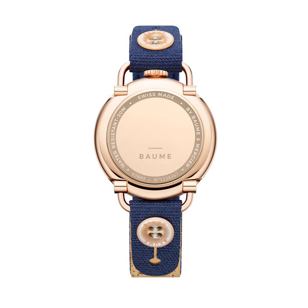 Baume Quartz Moonphase 35 mm Golden PVD Stainless Steel