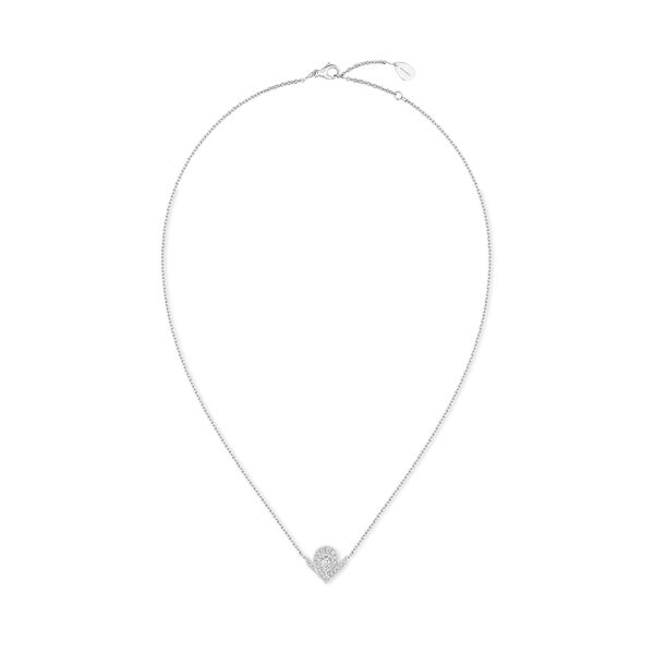 Josephine Aigrette White Gold and Diamond Pavé Pendant