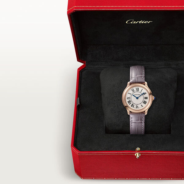 Ronde Louis Cartier Quartz 29 mm Rose Gold