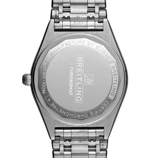 Breitling Chronomat SuperQuartz™ 32 mm Stainless Steel and Diamond Back image number 4