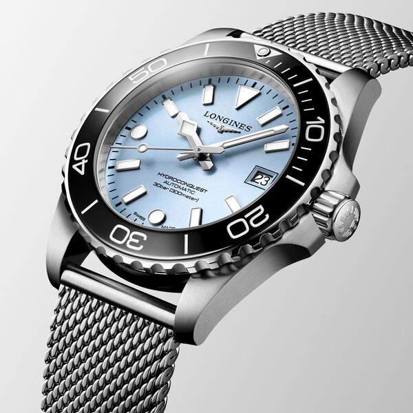 HydroConquest 39 mm automatique en acier inoxydable
