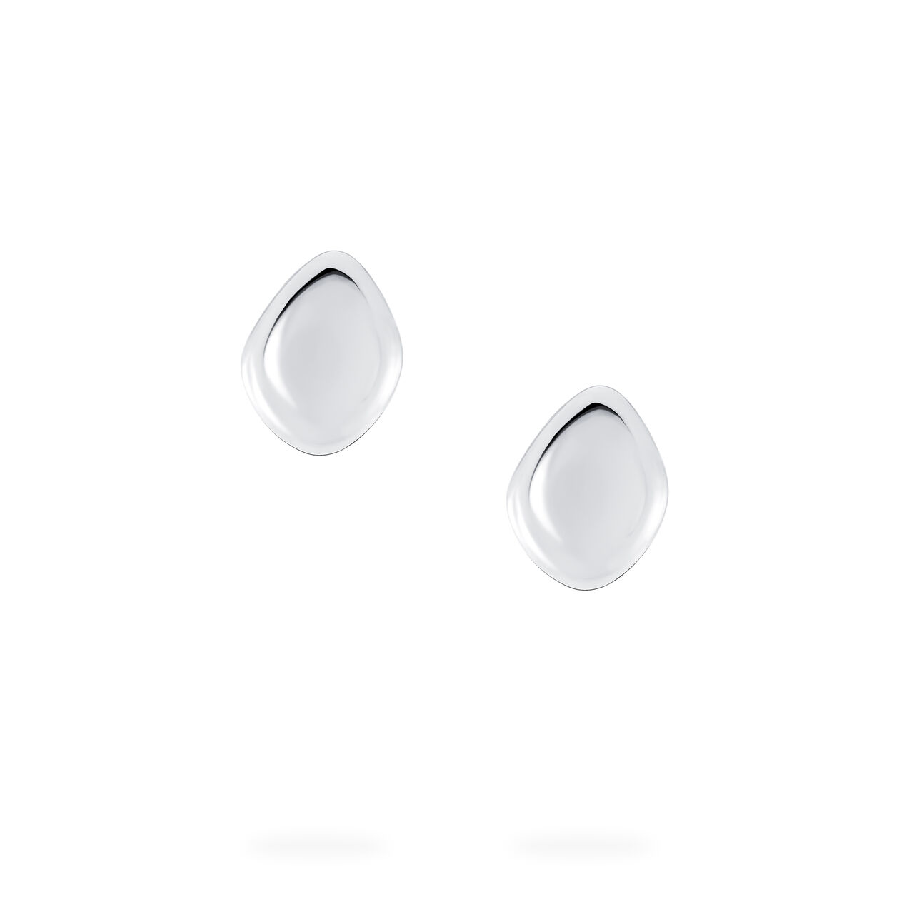 Birks Pebble Sterling Silver Stud Earrings image number 1