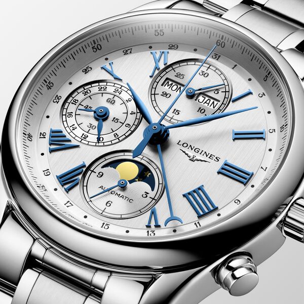 Master Automatic Moonphase Chronograph 40 mm Stainless Steel