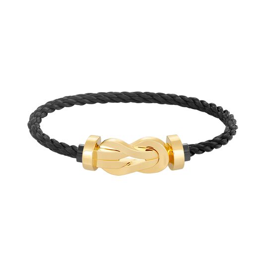 Chance Infinie Large Yellow Gold Cable Bracelet image number 0