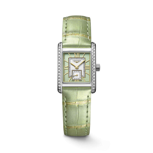 Mini DolceVita Quartz 21 X 29 mm Stainless Steel and Diamond