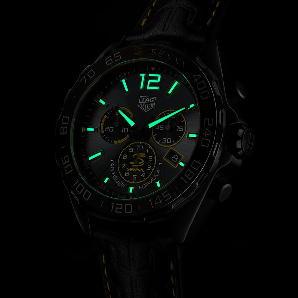 Formula 1 X Senna Quartz Chronograph 44 mm DLC Stainless Steel