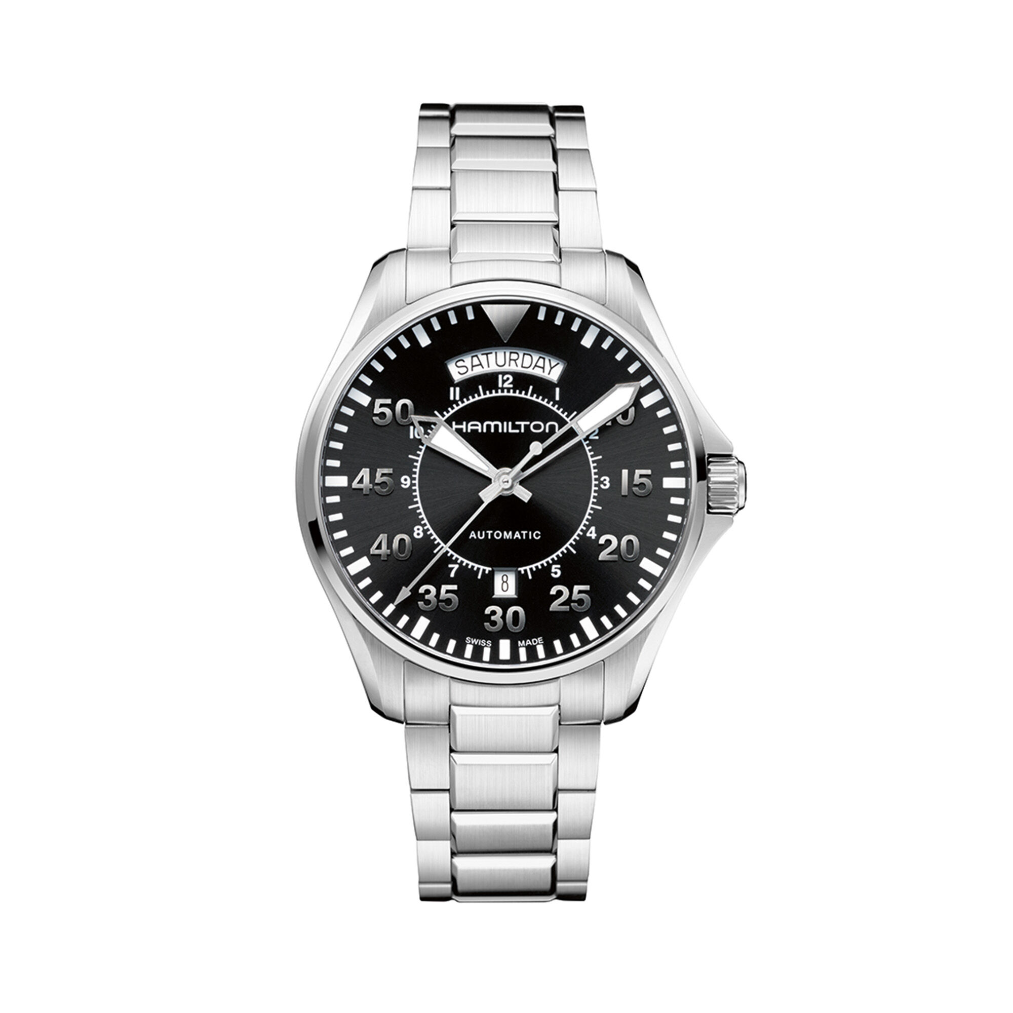 Khaki Aviation Automatic 42 mm Stainless Steel