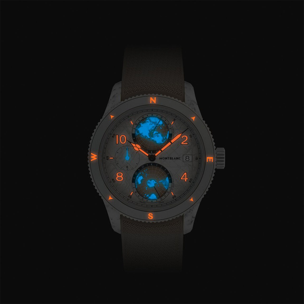 Montblanc 1858 Geosphere 0 Oxygen Mount Elbrouz Automatic 44 mm Composite - Limited Edition image number 5