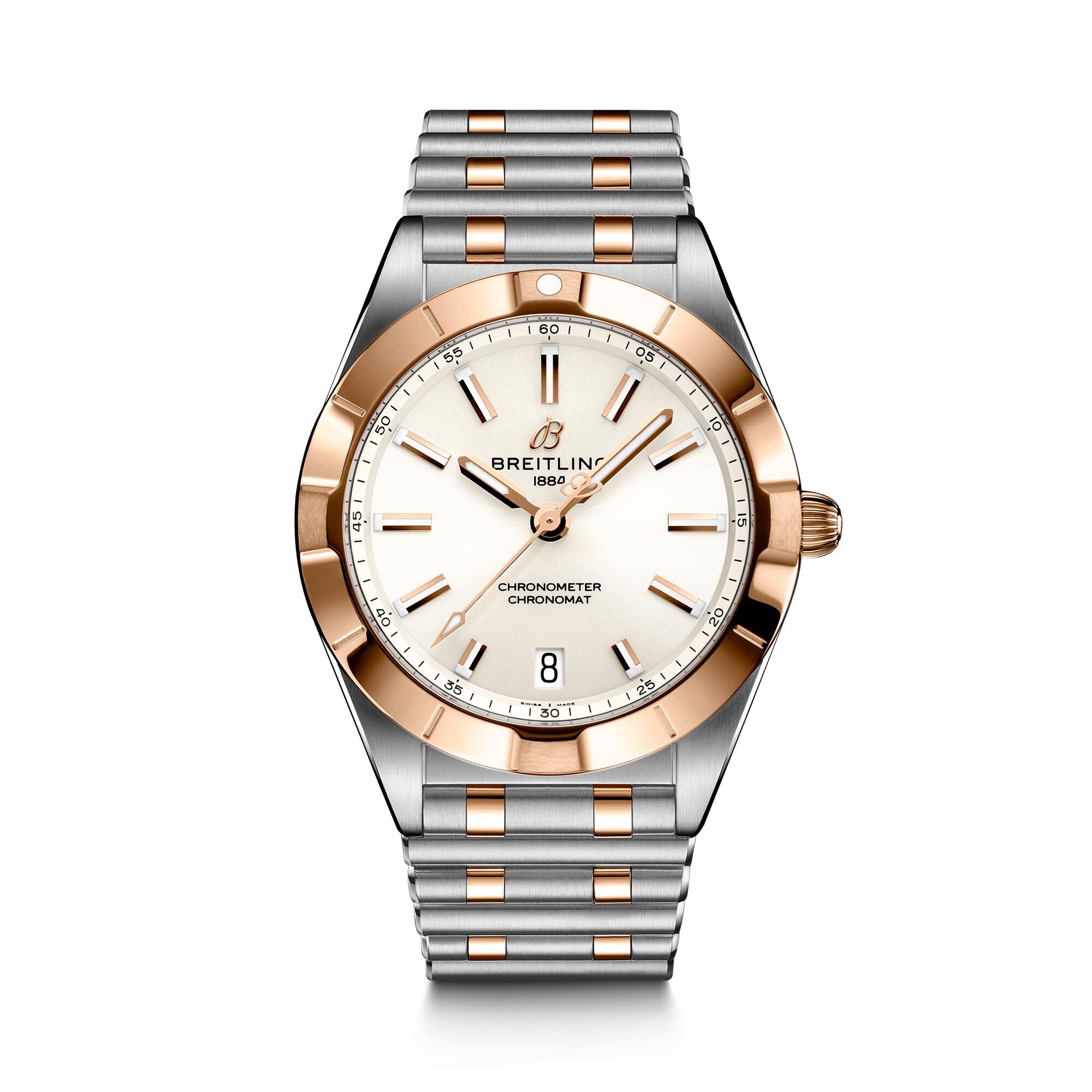 Chronomat SuperQuartz 32 mm Stainless Steel and Red Gold