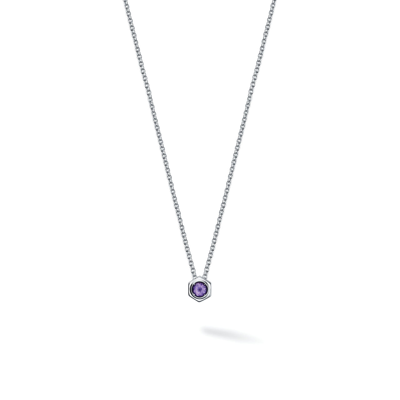 Bijoux Birks Bee Chic Amethyst And Silver Pendant image number 0