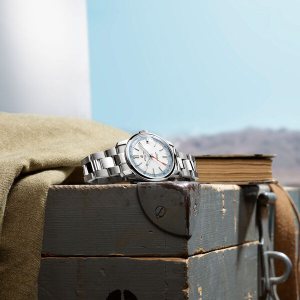 Top Time 38 mm automatique en acier inoxydable