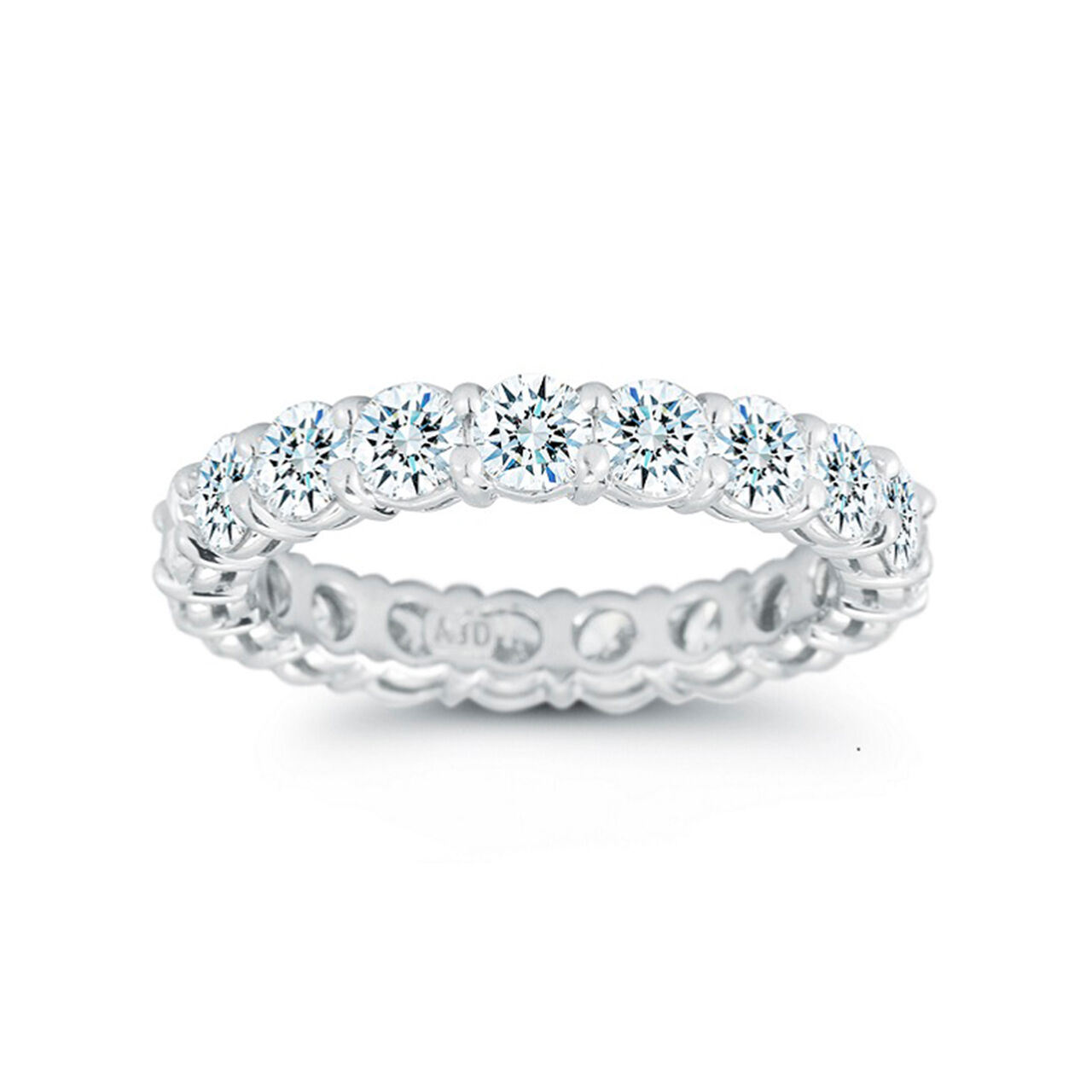 Bijoux Birks Platinum And 3.04Ct Diamond Eternity Wedding Band image number 0