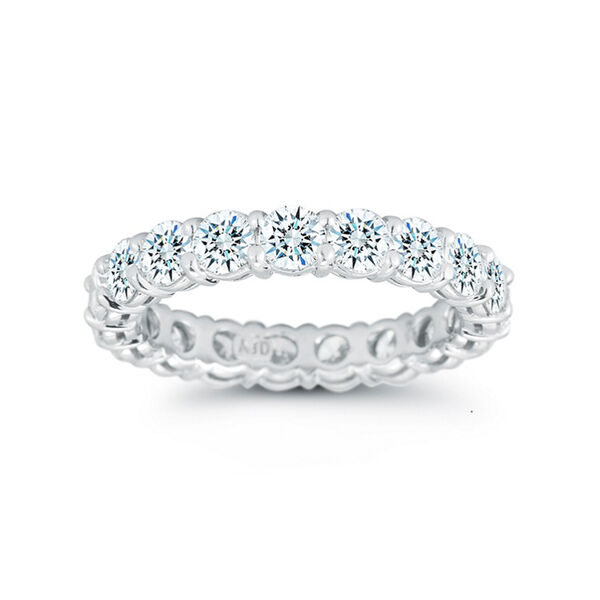 Platinum and 3.04ct Diamond Eternity Wedding Band