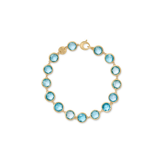 Marco Bicego Jaipur Colour Yellow Gold and Blue Topaz Bracelet BB2975 TP01 Y 02 image number 0