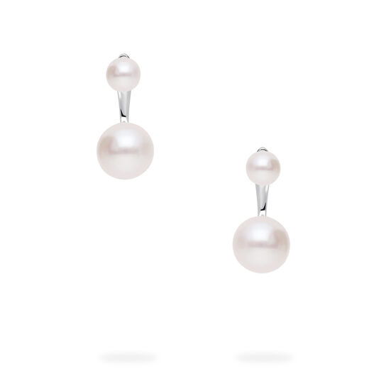 Birks Essentiels Boucles d&rsquo;oreilles &agrave; jacket en argent sterling avec perles d&rsquo;eau douce image number 2