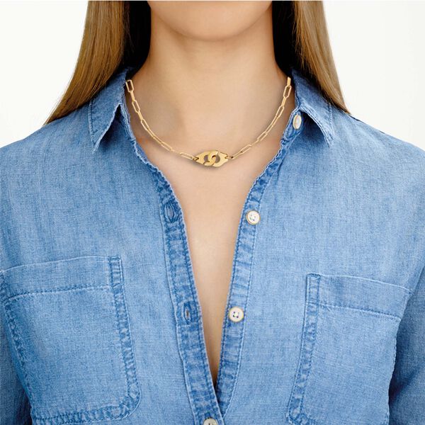 Menottes R10 Yellow Gold Necklace